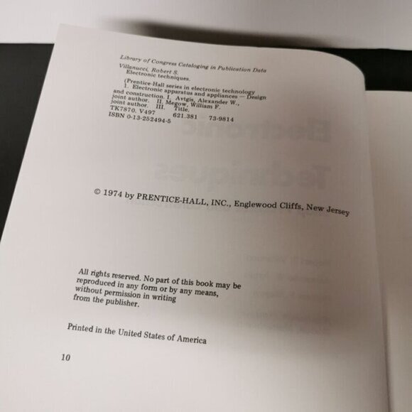 1974 Electronic Techniques Shop Practices and Construction Book Vintage Textbook - Picture 6 of 11